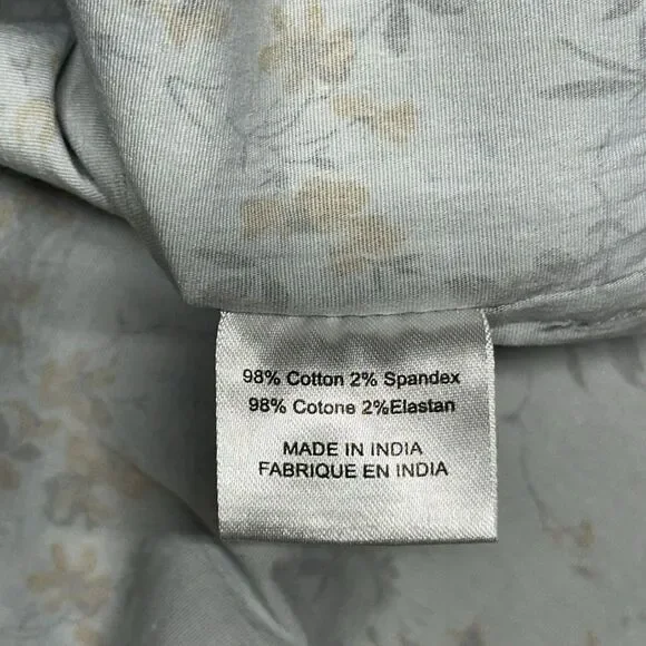 Dakota Grizzly Shirt Mens Size M Green‎ Floral Short Sleeve Fishing Hiking - Picture 6 of 7